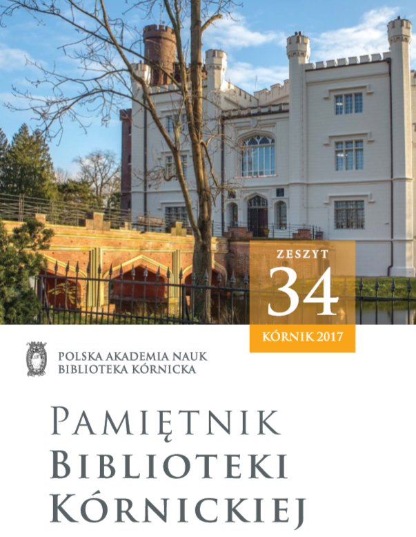Pamiętnik Biblioteki Kórnickiej Zeszyt 34